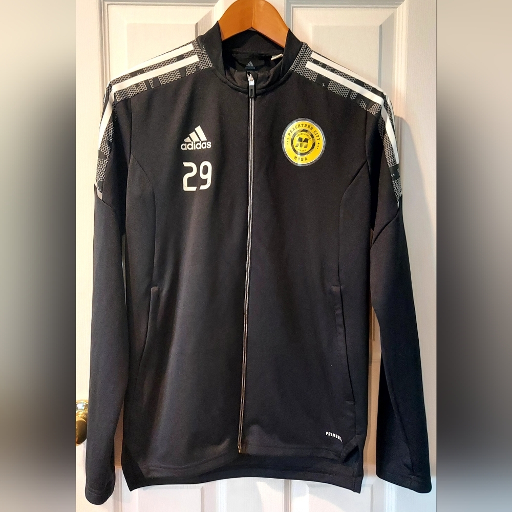 📌3for$10 Adidas Peachtree City Black Men's Jacket